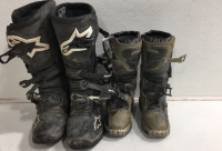 (2 pairs) of Motocross Boots