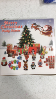 (6) Boxes of Christmas Lights, (1) Christmas Reath, (1) 30pc Christmas Ornament - 4