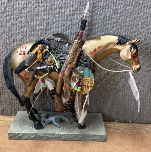 (1) THE TRAIL OF PAINTED PONIES “1549 MEDICINE HORSE” PAINTED BY STAR ...