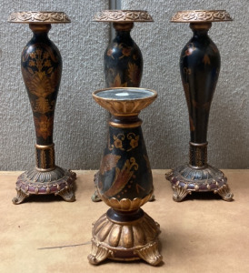 FOUR PIECE CANDLE PILLARS