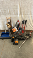 TASK FORCE TRIMMER ( WORKS), YARD HAND TOOLS, HAND SAWS AND MORE