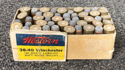 Partial Box Of 38-40 Winchester 180 Gr Soft Point
