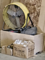 UNTESTED SHOP FAN, DOOR PARTS & HARDWARE