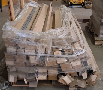 PALLET OF BRAND NEW 48" DOOR TRACKS