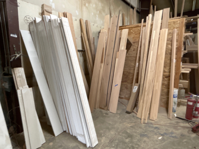 LARGE LOT OF TRIM IN VARIOUS SIZES