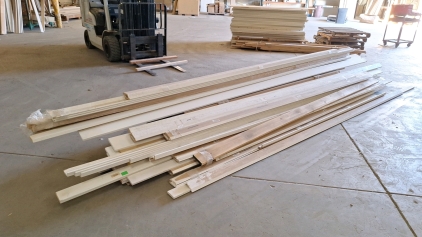 VARIOUS SIZE TRIM - LONGEST LENGTH 16 FEET