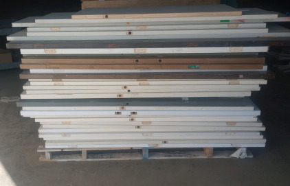 Pallet Of (32) Wood Bedroom and Closet Doors