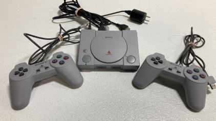 Sony PlayStation Classic w/ (2) Controllers