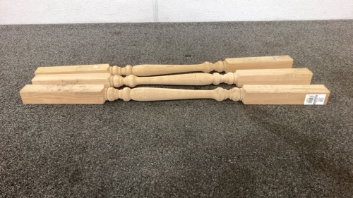 (3) Hemlock Balusters