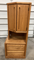 Unique Wood Corner Cabinet -SP8