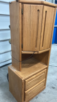 Unique Wood Corner Cabinet -SP8 - 4