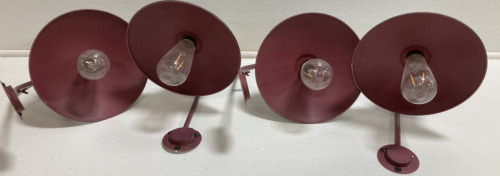 (4) Metal Sconce Solar Lights