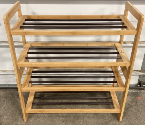 Wood Shoe Rack