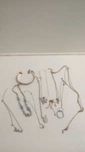 (11) Various Costume Necklaces Including (2) West Virginia Bracelets