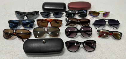 (13) Pairs Of Different Adult And Kid Styled Sunglasses