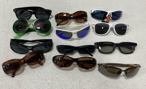 (12) Various Styles Of Sunglasses Including Brands Like Coach, Chanel And More