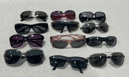 (12) Various Styles Of Sunglasses