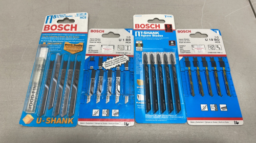 (4) Packs Of Five Bosch Jigsaw Blades