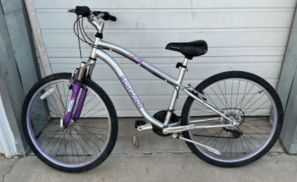 26’’ Schwann Atlas Bicycle (Purple/Silver)