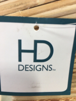 (3) H D Designs Wicker Star Shaped Shelves 10”, 11” & 15” - 4