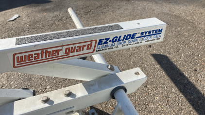 Weather Guard Aluminum Drop Down Ladder Rack