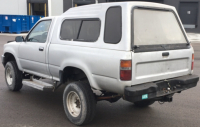 BANK OWNED - 1991 TOYOTA PICK UP - 4X4 - CAMPER SHELL - 4