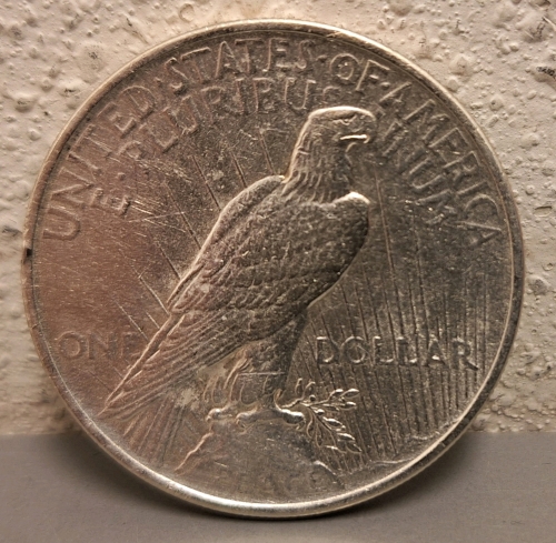 1924 PEACE DOLLAR - VERIFIED AUTHENTIC