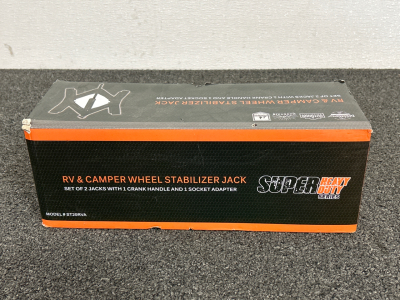 SUPER HEAVY DUTY SERIES RV AND CAMPER WHEEL STABILIZER JACK