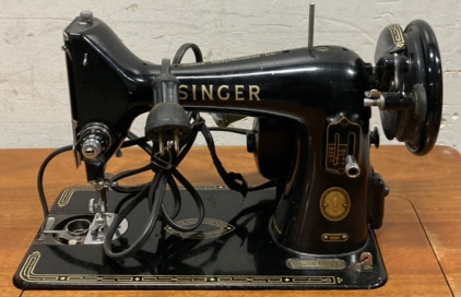 VINTAGE SINGER DESK SEWING MACHINE WORKSHOP