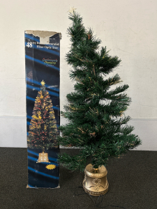 48&rdquo; FIBER OPTIC TREE CONTINUOUSLY CHANGING COLORS (WORKS)