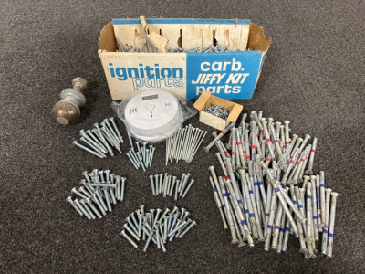 1-7/8&rdquo; HITCH BALL, CARBON MONOXIDE DETECTOR AND FASTENERS/ SCREWS