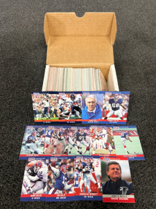 BOX OF NFL PRO SET 1990 FOOTBALL CARDS