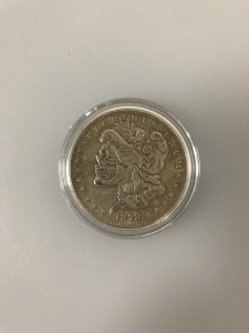 Novelty Hobo Morgan Skull Coin