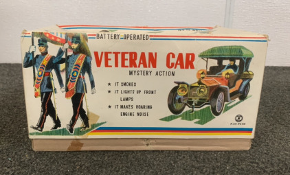 (1) BATTERY OPERATED VETERAN CAR MSYTERY ACTION EDITION (UNABLE TO TEST)