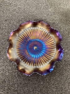 Dugan Smooth Rays C.G. 9.5&rdquo; Wide Ruffled Bowl