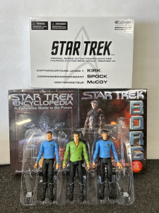 STAR TREK ACTION FIGURES, ENCYCLOPEDIA, AND BORG
