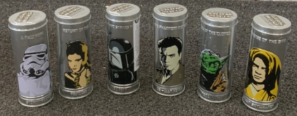 (6) COLLECTABLE STAR WARS WATCHES