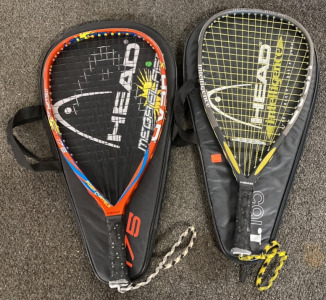 (2) HEAD INTELLIGENCE RACQUETS