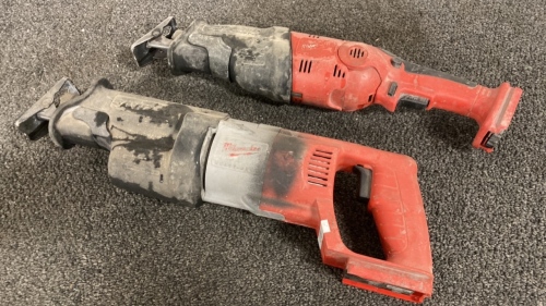 (2) Cordless Reciprocating Saws