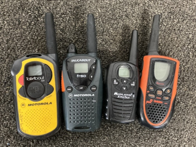 (4) WALKIE TALKIES