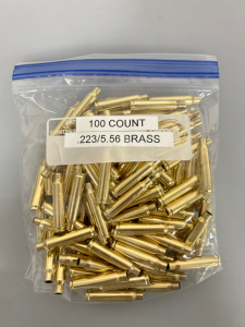 BAG OF (100) COUNT .223/5.56 BRASS