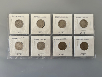 VINTAGE BUFFALO NICKELS
