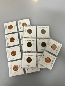 VINTAGE LINCOLN CENTS, INDIAN HEAD CENTS AND WHEAT CENTS