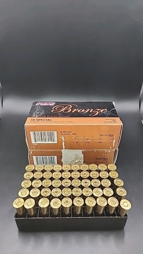 (100) PMC Ammunition .38 Special 132 GR FMJ Ammunition