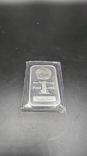 One Troy Ounce Fine .999 Silver Bar