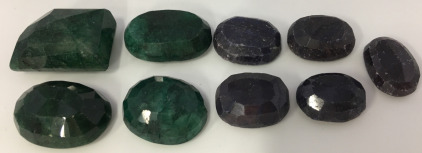 (9) Assorted Freeform Gemstone’s