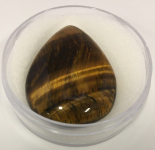 53.95ct. AAA+ Yellow Tiger Eye Jasper Flashy Gemstone Cabochon