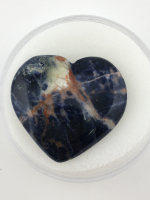 47.95 ct Canadian Sodalite Heart Shaped Gemstone Cabochon