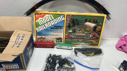 Lots Of Electric Model Train Track