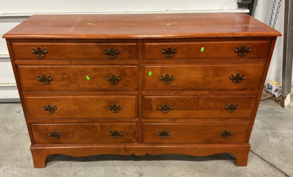 52 1/2’’ x 17 1/4’’ x 34 3/4’’ Wooden 8 Drawer Dresser